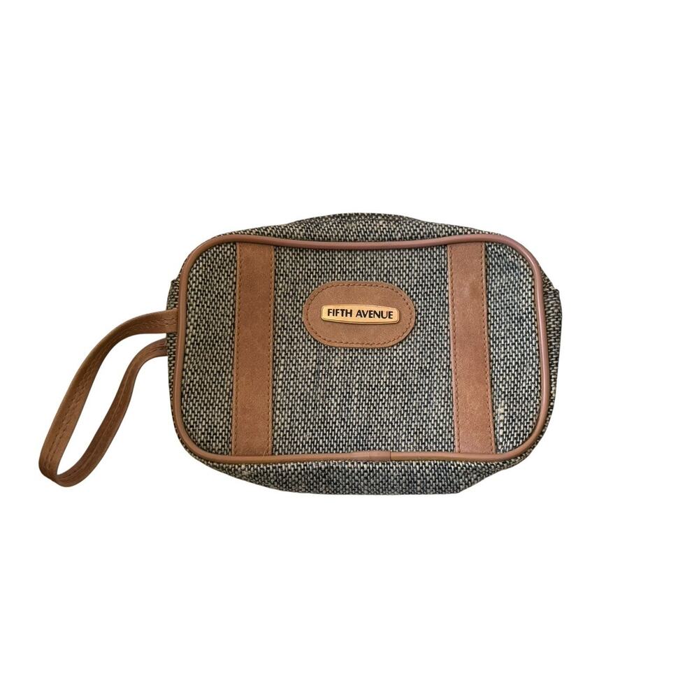 VTG‎ Saks Fifth Avenue Makeup Travel Cosmetic Bag Night Out Toiletry Jetsetter